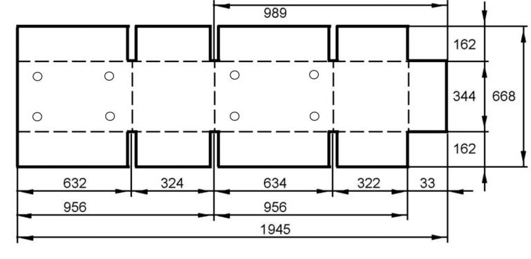 Гофрокороб №18 Трехслойный 630х320х340 мм Т 25 (выполняется из 3-х слойного картона) – 41,82 за штуку без НДС